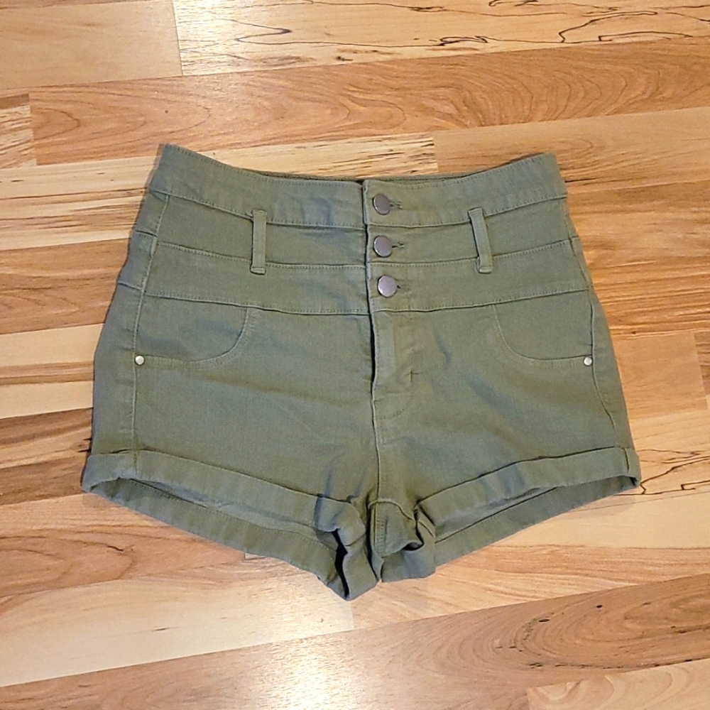 High waisted shorts